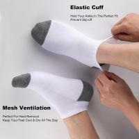 10 Pairs of High-Quality Men's Sports Fitness Running Socks For Spring and Summer Outdoor Leisure and Breathable Short Socks - details 6