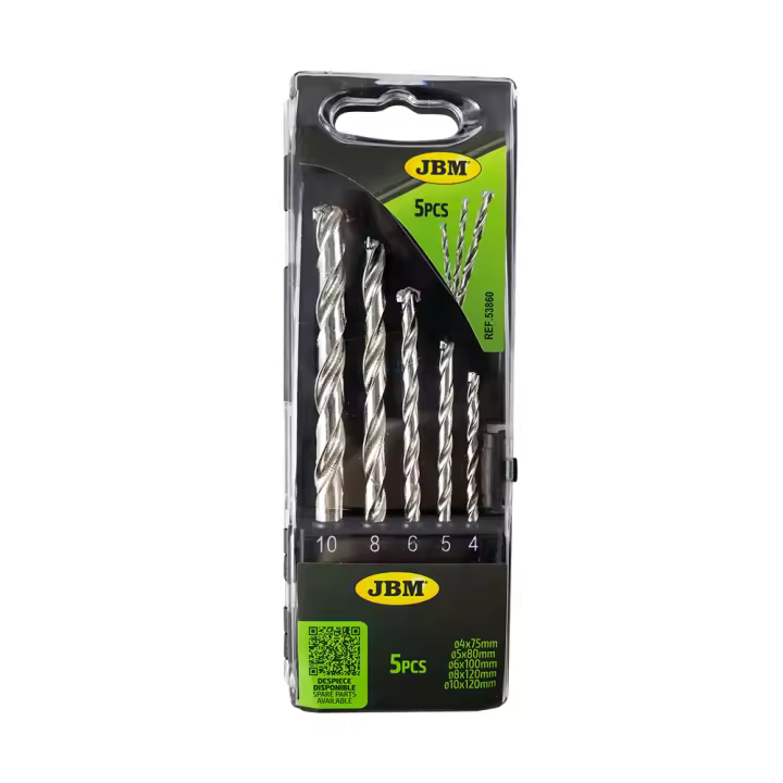 JBM 53860 ESTUCHES DE BROCAS 4-10MM PARA ALBAÑILERÍA - 1