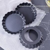 1 Pcs Molde De Mantequilla De Carbono Con Fondo Desmontable Antiadherente Fácil De Librar Utensilios De Hornear Para Pizza Y Pasteles - details 5