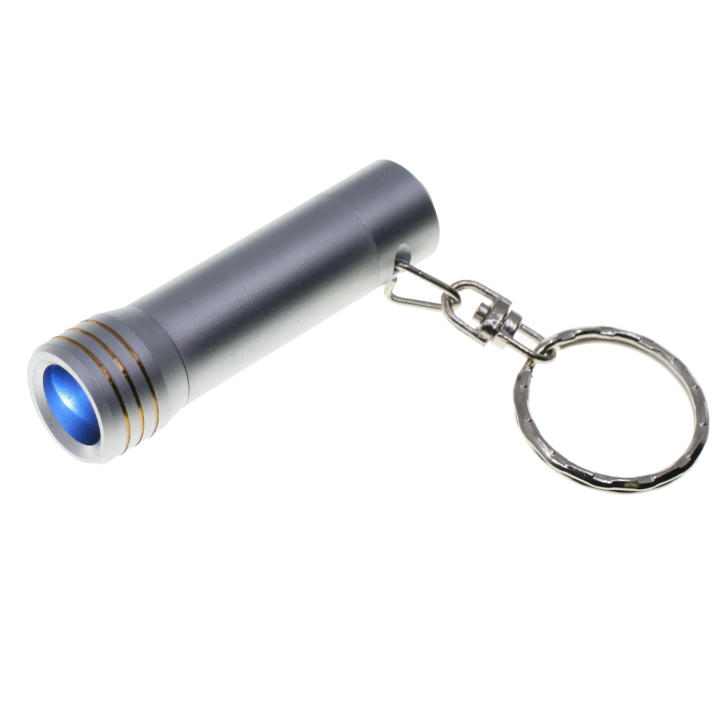 Linterna Llavero Led Varta Luz Morada Metal