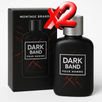 2 UNIDADES DARK BAND Eau de Toilette pour homme 100ml Montage Brands Fragancia inspirada en otros perfumes Colonia Hombre - details 1