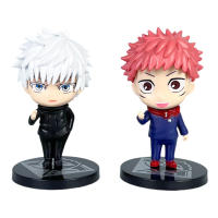 Figuras De Acción Anime Jujutsu Kaisen 9cm Itadori Yuji Gojo Satoru Fushiguro Megumi Kugisaki Nobara Yokai Ryomen 6pcs PVC Modelo Juguetes - details 3