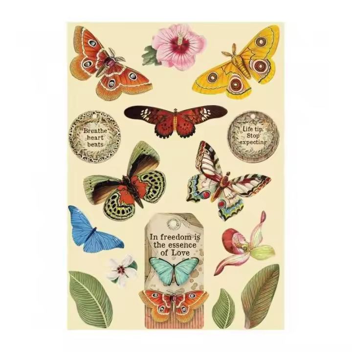 STAMPERIA                           FORMAS MADERA A5 21x14 CM MARIPOSAS AMAZONIA - 1