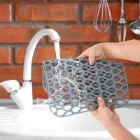 Alfombrilla De Silicona Multifuncional Para Cocina Resistentes a La Calor Anti-goteo Protector De Suelo Anti-resbaladizas Con Malla De Filtro Antisalpicaduras Rectangular Ecológica - details 8