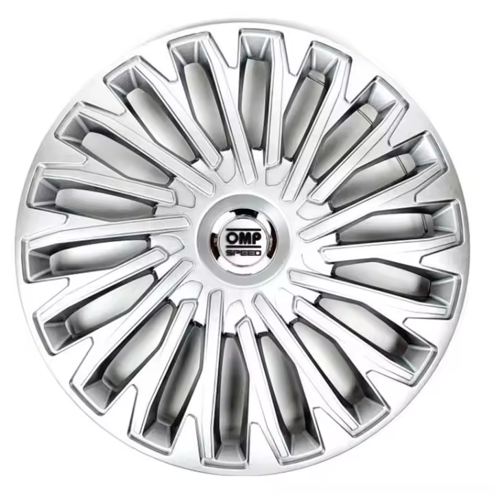 OMP SPEED JUEGO DE 4 TAPACUBOS STINGER COLOR PLATA 14 PULGADAS - 1