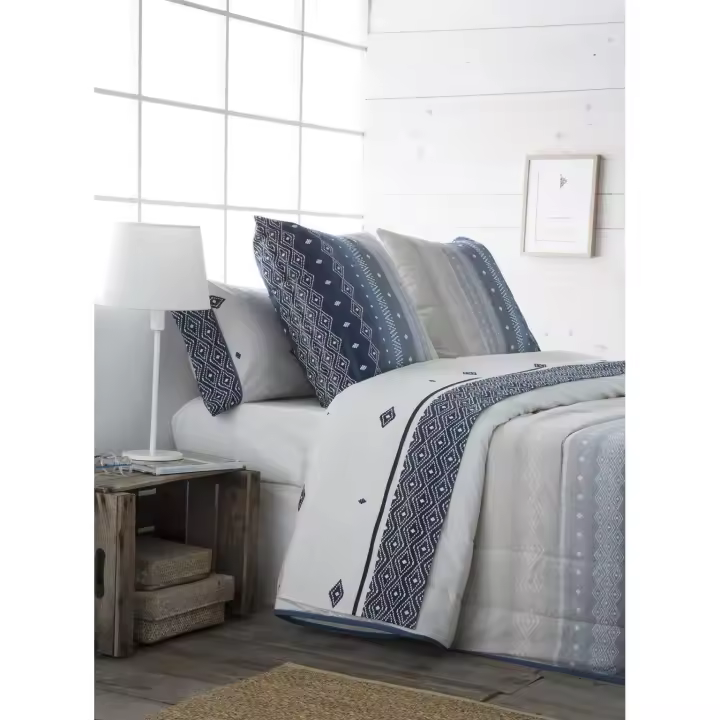 JVR - Sabana modelo MEXICO - Tejido 100% Algodón - Estampado digital - Fabricado en España - Cama 90/105/135/150 - 1