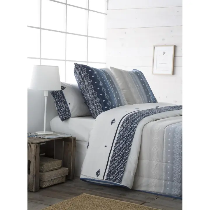 JVR - Sabana modelo MEXICO - Tejido 100% Algodón - Estampado digital - Fabricado en España - Cama 90/105/135/150 - 1