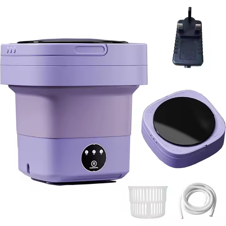 8L Portable washing machine, Camping washing machine, Mini washing machine for Washing  Clothes, Underwear(UK power) - 1