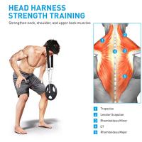 Almohadilla De Entrenamiento De Cuello Ajustable Para Ejercicios De Fuerza Y Peso En Gimnasio Correa De Entrenamiento De Cuello Y Cabeza Para Ejercicio Físico - details 5