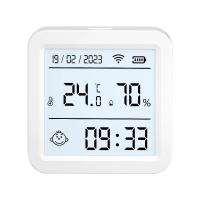 Sensor De Temperatura Y Humedad Inteligente WIFI Tuya Con Luz Trasera Soporte Alexa Google Assistant Para Vida Smart Life - details 18