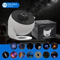 Proyector De Estrellas Luz Nocturna 1pc Galaxia Planetario Aurora Con 13 Discos Reemplazables Para Dormitorio Hoopet - details 13