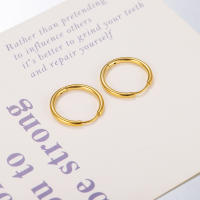 10pcs Gancho Para Pendientes De Acero Inoxidable Redondo Poste De Aretes Para Mujer Suministros Para La Creación De Joyas Accesorios De Joyería - details 3