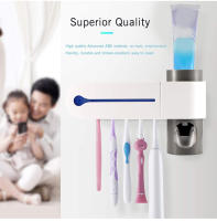 Soporte para Cepillos de Dientes UV con Esterilización y Dispensador Automático de Pasta de Dientes - details 2