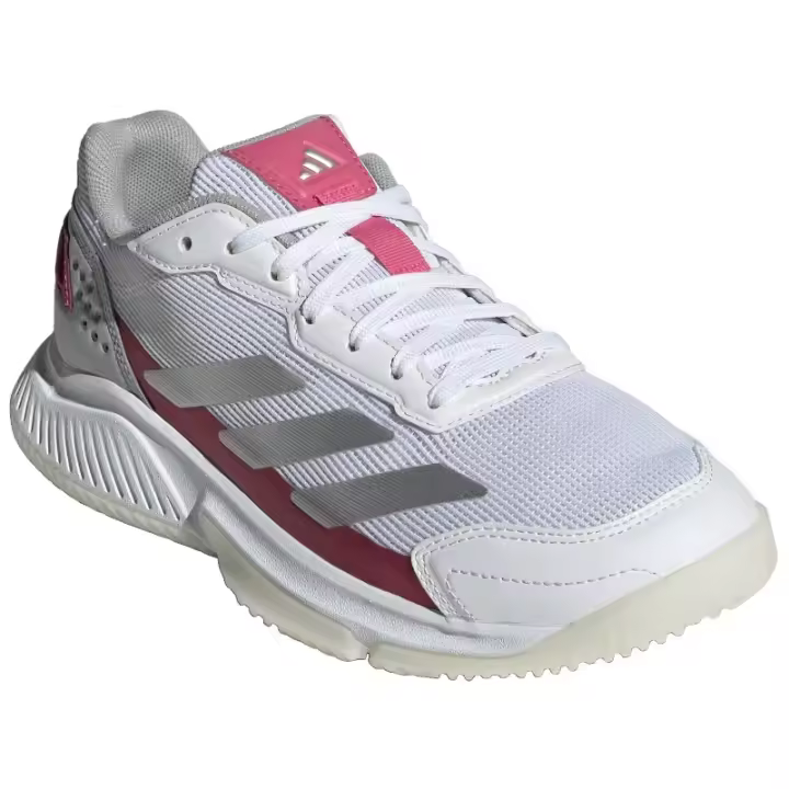 Zapatillas de Pádel Adidas Courtquick Padel W Ftwr White/Silver Met./Lucid Pink - 1