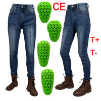 Pantalones De Motocicleta Para Mujer Jeans Protectivo Azul Equipamiento De Seguridad Pantalones De Motocross Trousers Moto Gear - details 8
