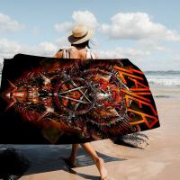Toalla De Microfibra Slayer Heavy-Metal Band Absorbente Y Secado Rápido Para Playa Yoga Natación Senderismo Toalla De Baño - details 3