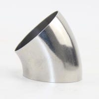 Brazo De Elbow De Acero Inoxidable 304 1.5mm Para Tubo De Acero Inoxidable Conexión De Handrail 45 Grados Soldado - details 1