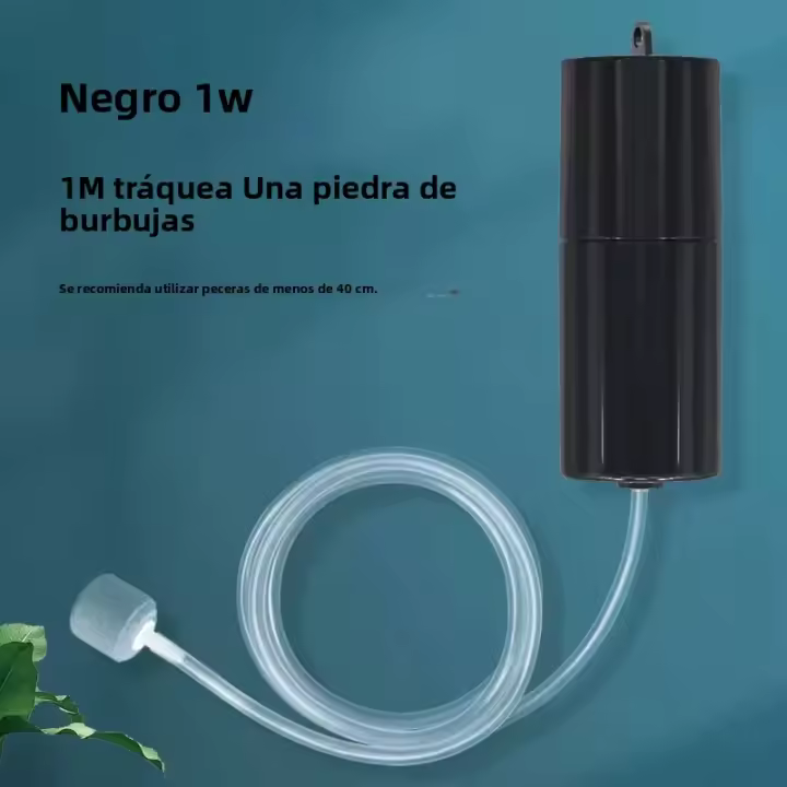 Bomba De Aire Para Acuario USB Tipo Bajo Presión Portátil Aerador Que Se Puede Conectar a Una Batería - 1