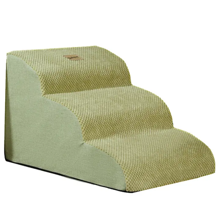 Escaleras Para Perros Pequeños Y Ancianos Antideslizante Rampas De Subida Almohadilla De Coral Lavable Eco-Amigable Escaleras De Subida Para Cama Alta - 1