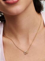Pandora - Collar with brilliant Infinite Corazón-Baño de Oro de 14K - details 0