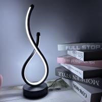 Lámpara De Noche LED Espiral Para Mesa Moderna Iluminación Dimmable Para Dormitorio Sala De Estar Decoración De Ambiente Luz De Mesa Para Oficina - details 3