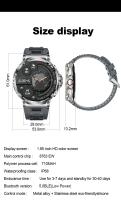 Reloj Inteligente para Hombres Ultra HD 1.85 Pulgadas con GPS Track Bluetooth Llamada 710 Mah Batería Grande Deportes Fitness Reloj Inteligente Impermeable - details 12