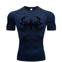 Camiseta De Fitness Para Hombres Musculado Gimnasio Quick Dry Transpirable Deporte Entrenamiento Estilo Fitness Ropa Deportiva - details 6