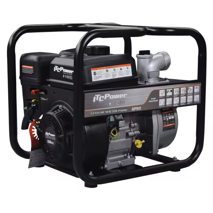 Motobomba Gasolina GP50 ITCPower para aguas limpias - 1