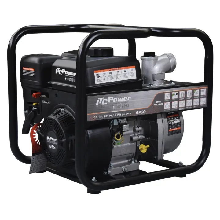 Motobomba Gasolina GP50 ITCPower para aguas limpias - 1