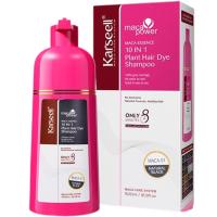 KARSEELL - Champú Tinte Cabello 10 en 1 Cubre Canas Tinte Instantáneo Champú Pelo Color Cabello Sin Parabenos Sin Siliconas Sin Amoniaco Hombres y Mujeres 500ml. - Negro Natural - details 0