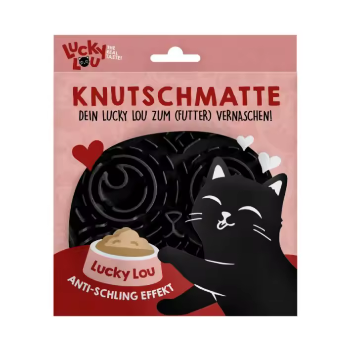 Alfombra para Gatos con Diseño de Cara de Gato Negro, Antideslizante y Lavable, 15cm - ANIMALUJOS: ¡Ideal para mimar a tu gatito! - 1