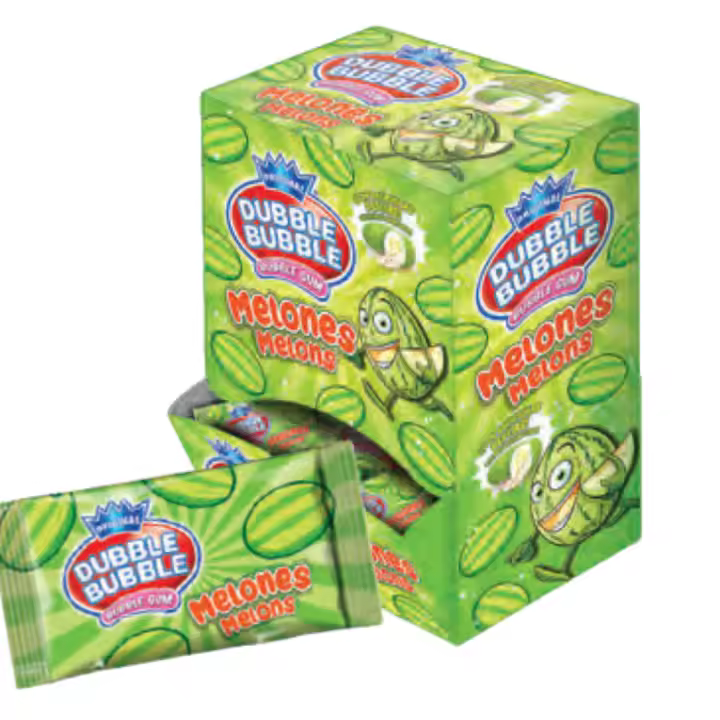 CHICLES DUBBLE BUBBLE 200 UND- DIFERENTES SABORES- - METEORITE, MELONES, GEYSER, CRY BABY - 1