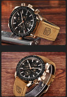 Reloj Deportivo Casual BENYAR Para Hombre Lujo Impermeable Cuarzo Cuero Militar Cronógrafo Reloj De Pulsera Top Marca - details 10