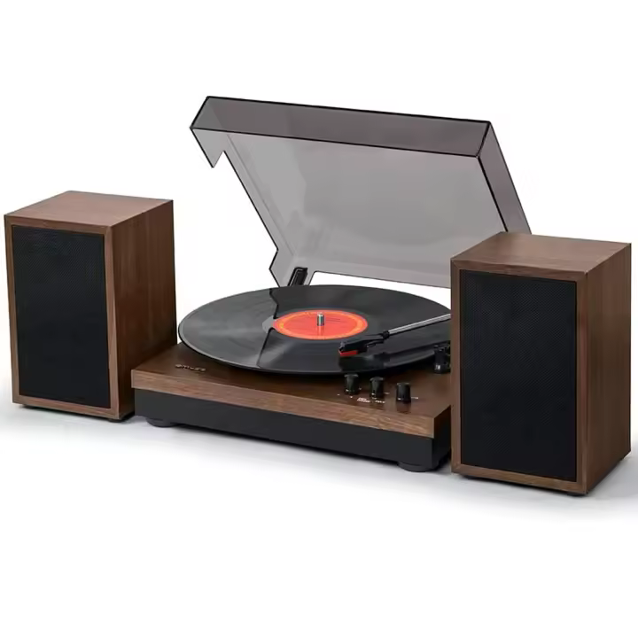 MUSE MT-108 BT Madera / Tocadiscos estéreo con altavoces - 1
