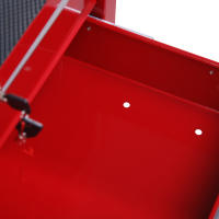 HOMCOM Carro Caja de Herramientas Taller Movil con 5 Cajones 4 Ruedas Chapa de Acero Azul - details 8