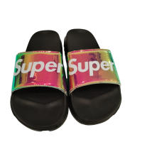 Chanclas Mujer Green+Circle Super Negro Espuma. Diseño exclusivo. Iridiscente - details 2