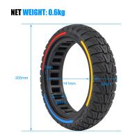 Par de Neumáticos 8.5x2-6.1 sólido macizo compatible con Xiaomi M365 PRO PRO2 1S Scooter eléctrico - details 1