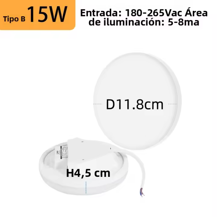 Lámpara De Techo LED Ultra Delgada Moderna Para Iluminación Interior 15W 20W 30W 50W Para Sala De Estar Cocina Dormitorio Blanco Cálido/Blanco Frío - 1