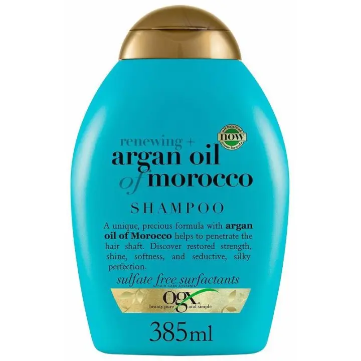 Ogx Champú Aceite De Argán De Marruecos, Pelo Seco Y Dañado 385 Ml - 1
