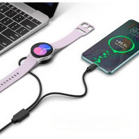 Cargador USB Para Samsung Galaxy Watch 4/3/Active 2/Active Y Galaxy Phone/Buds Cargador Inteligente De Reemplazo Compatible Con Galaxy - details 6