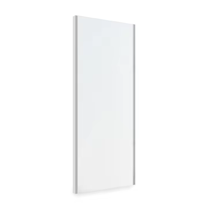 Espejo extraíble para interior de armario, acero y plástico y cristal, pintado aluminio - 1