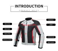 Chaqueta De Motocicleta Impermeable Para Hombres Con Protección EVA Ropa De Carreras Moto Arracimienta Pantalones Usables Para Moto - details 15