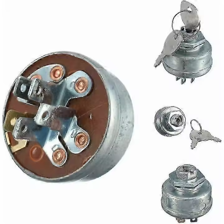 Interruptor de encendido para tractor cortacésped, herramientas de 5 pines con llave para MTD 725 0267, fácil de instalar. - 1