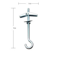 2Pcs Gancho Rotativo Para Techo Metálico Reutilizable Con Resorte Toggle Para Colgar Lámparas Colchas Y Decoración De Fiesta - details 6