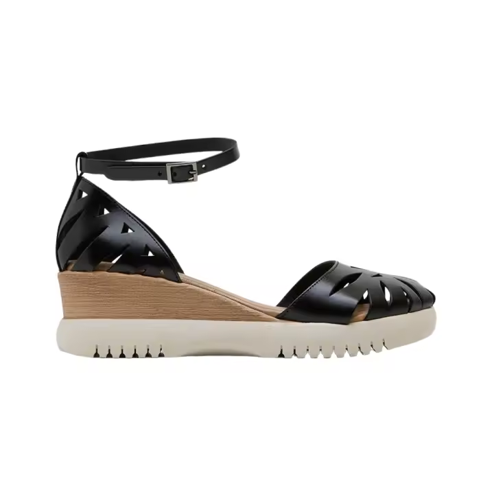 Sandalias marca Porronet modelo 3023-001-109W para mujer en color negro - 1
