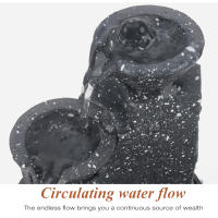 Fuente De Agua USB Para Escritorio Decoración De Oficina Y Hogar Artículos De Arte Y Manualidades De Plástico - details 4