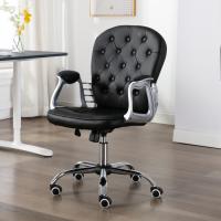 vidaXL Silla de oficina giratoria de cuero sintético en color Blanco/Negro/Rosa | cómodas modernas ergonómicas para comedor cocina salón hogar - details 1
