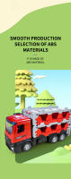 Camión De Carriles Plegables Con 12 Pequeños Coches De Aleación Inercia 80CM Catapult Coche Con Caja De Desplazamiento Juguetes Para Niños Regalo De Navidad - details 7