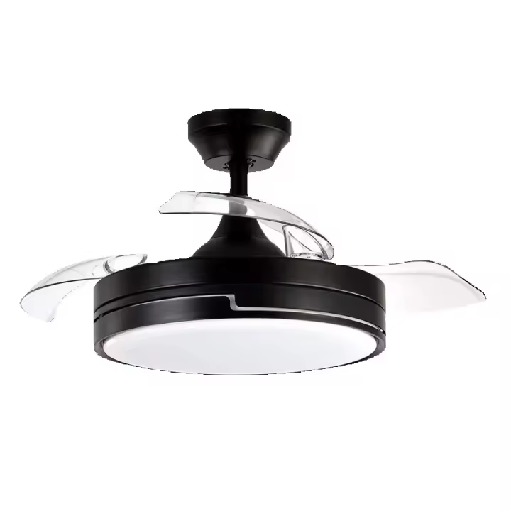FABRILAMP - Ventilador Dc Olimpia Negro, 3000-4500-6000K, 6 Velocidades - 1
