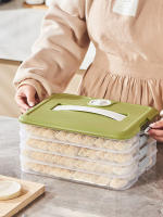 Organizador De Empanadillas Multicapa Gran Capacidad Airtight Y Con Función De Congelación Rápida Para Almacenamiento De Comida Essentials De Cocina Contenedor Plástico Moderno - details 7